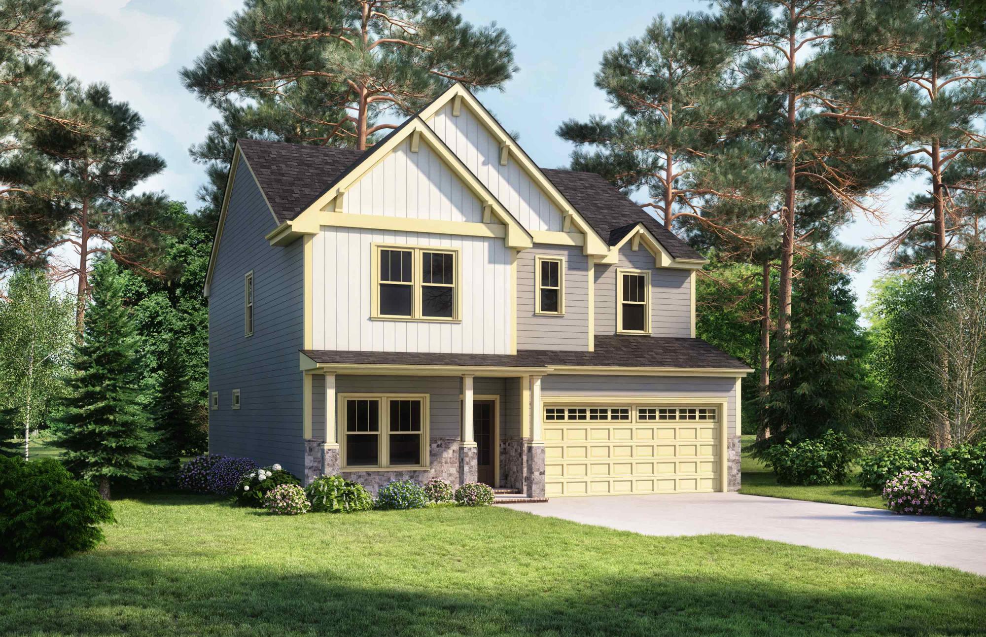 Tucker's Cove Moyock Nc. Manchester Craftsman Model Rendering