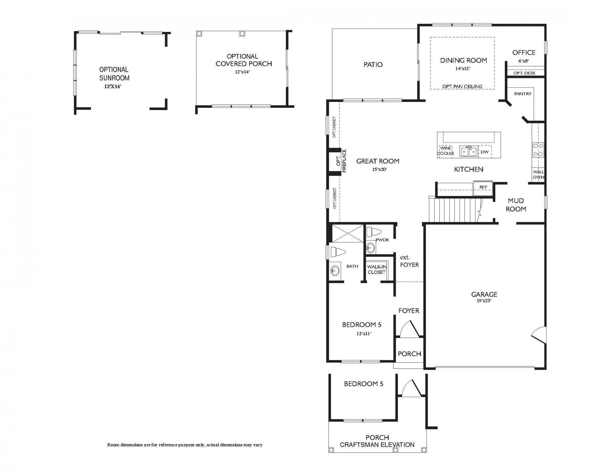 Tucker's Cove Moyock Nc. Manchester Model Floor Plan